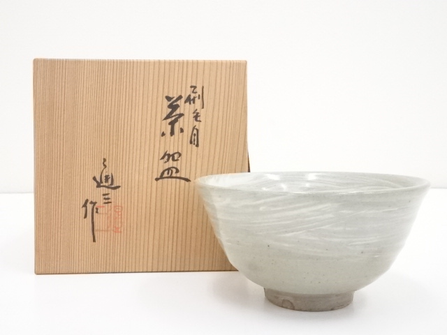 JAPANESE TEA CEREMONY / CHAWAN(TEA BOWL) / KYO WARE / ARTISAN WORK